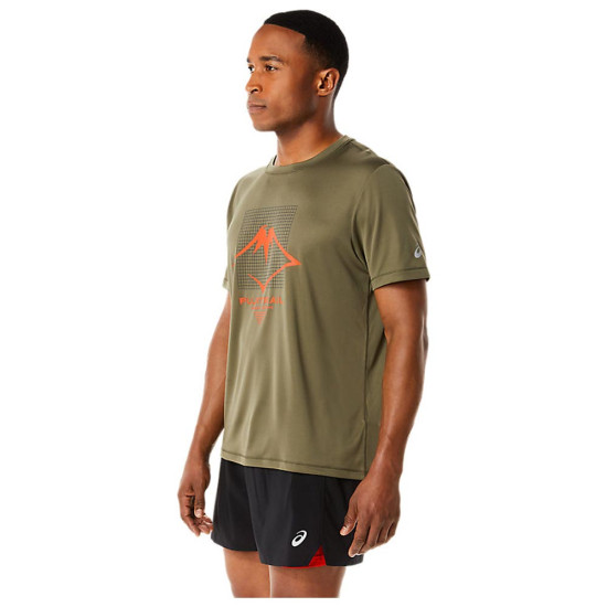 Asics Ανδρική κοντομάνικη μπλούζα Fujitrail Logo SS Top